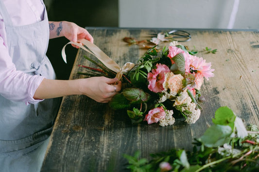 Style Flower Arrangement in a Vase