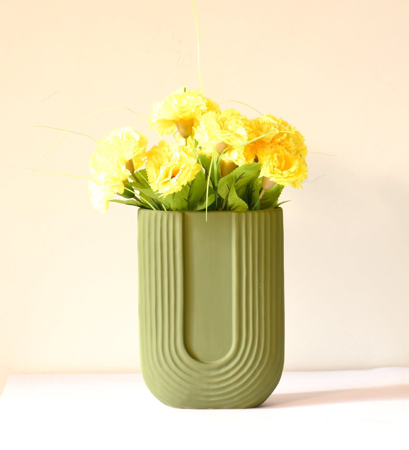 Sage U-shaped Vase