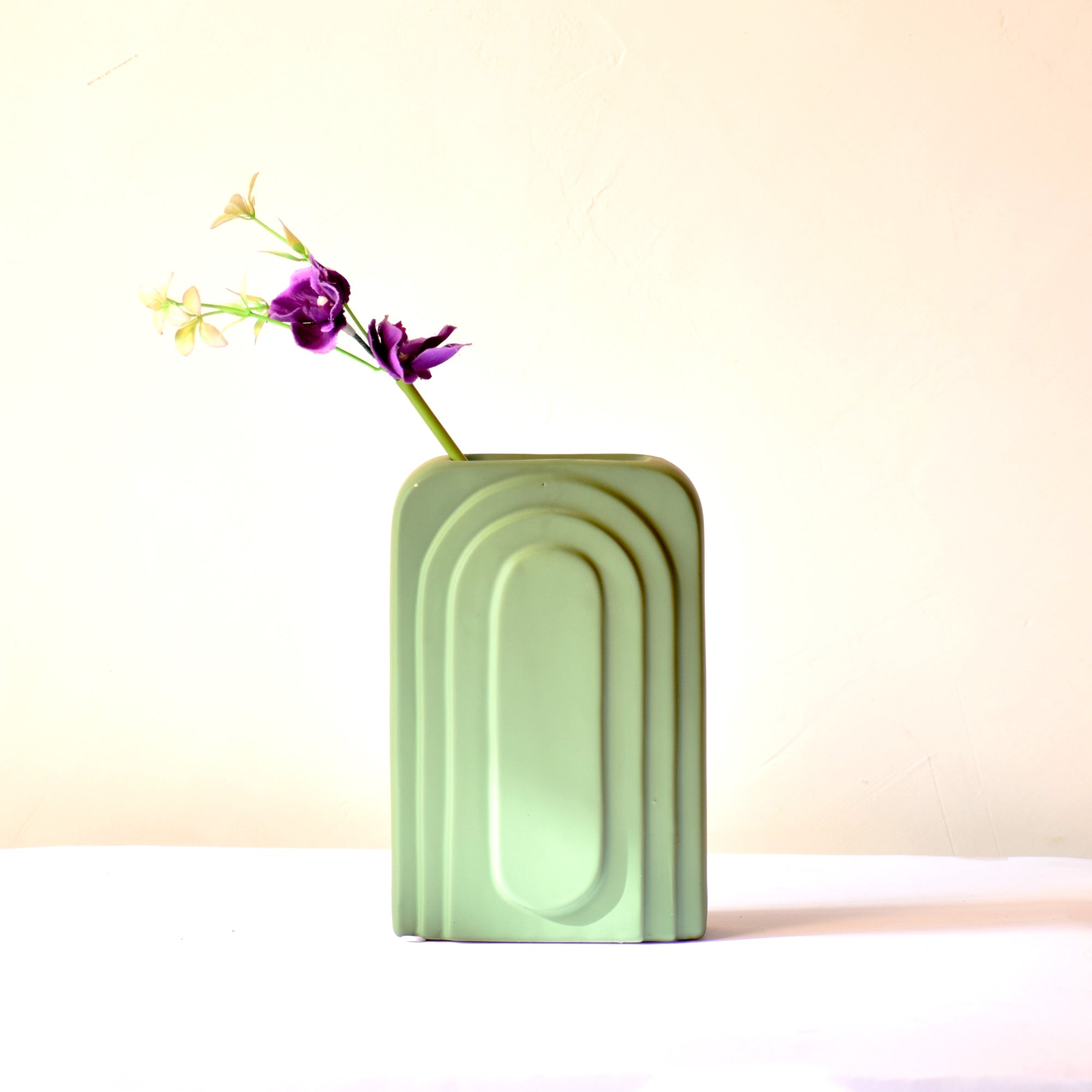 Modern rectangular vase for living room home decor India
