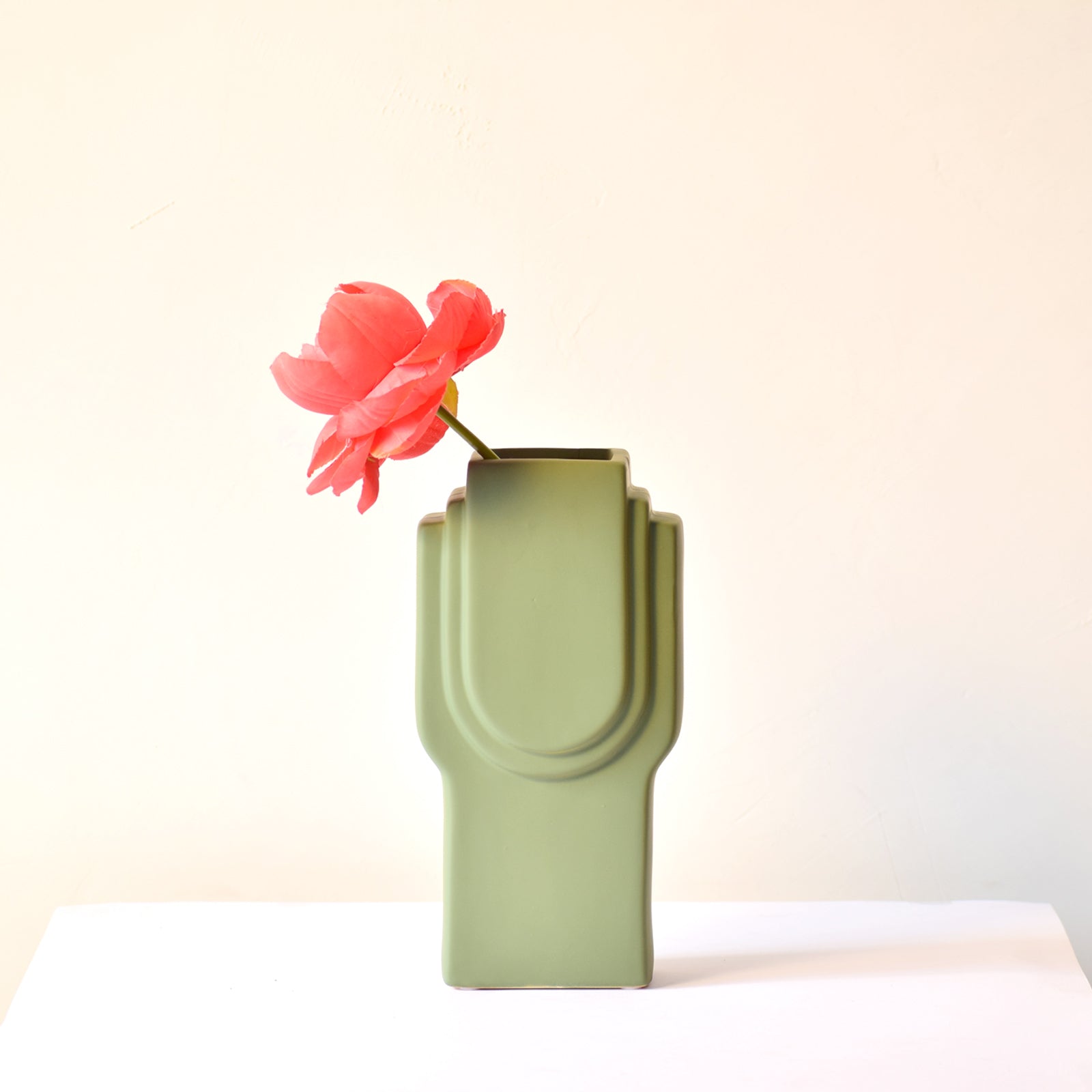 Stylish rectangular vase for Indian home interiors