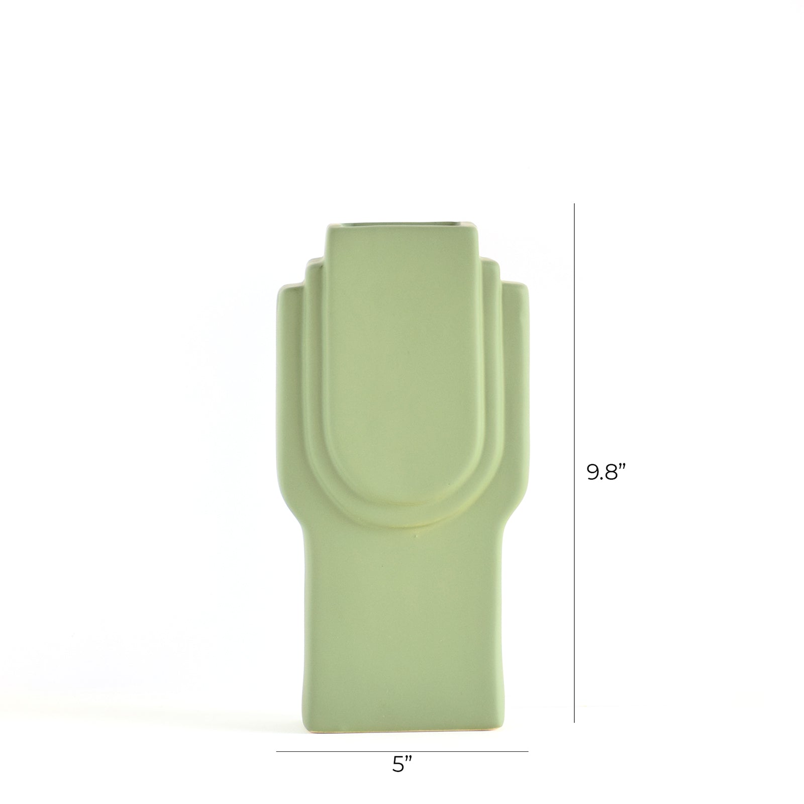 Stylish rectangular vase for Indian home interiors
