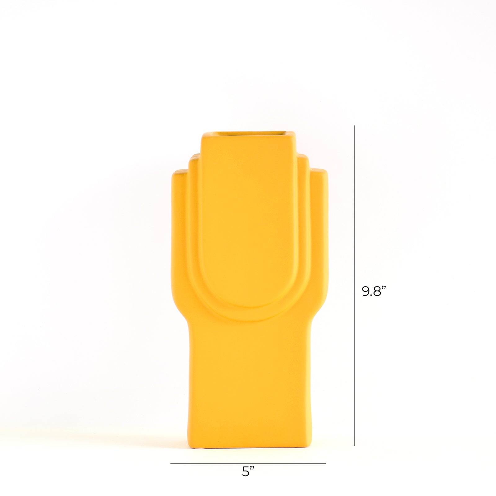 Stylish rectangular vase for Indian home interiors