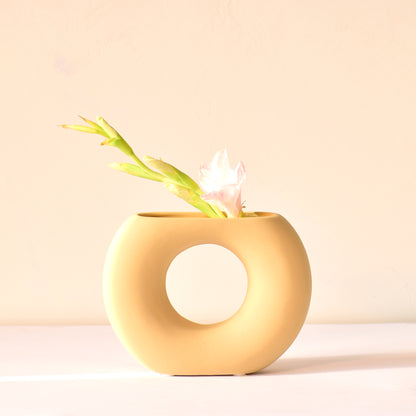 Half Donut Vase