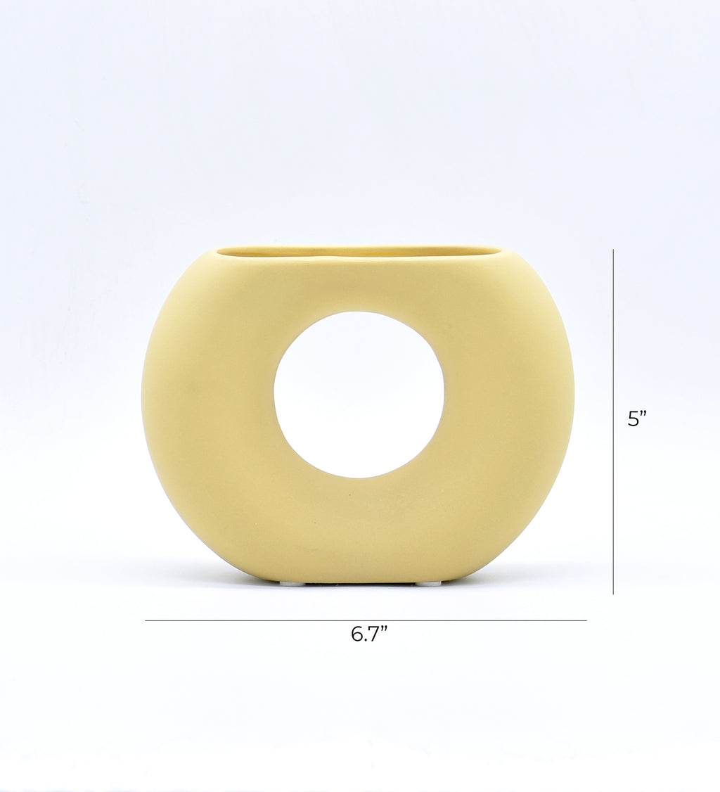 Half Donut Vase