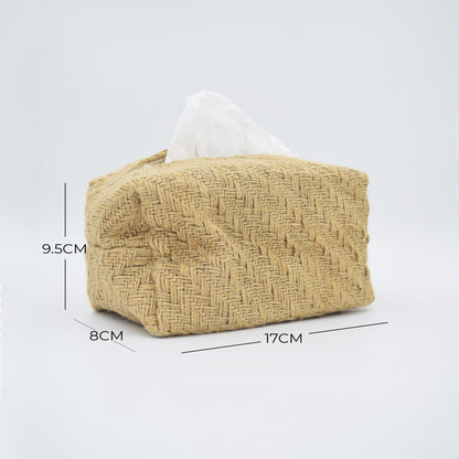 Jute Tissue Pouch/Organizer