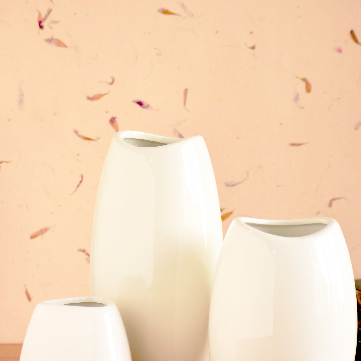 Neck White Vase 