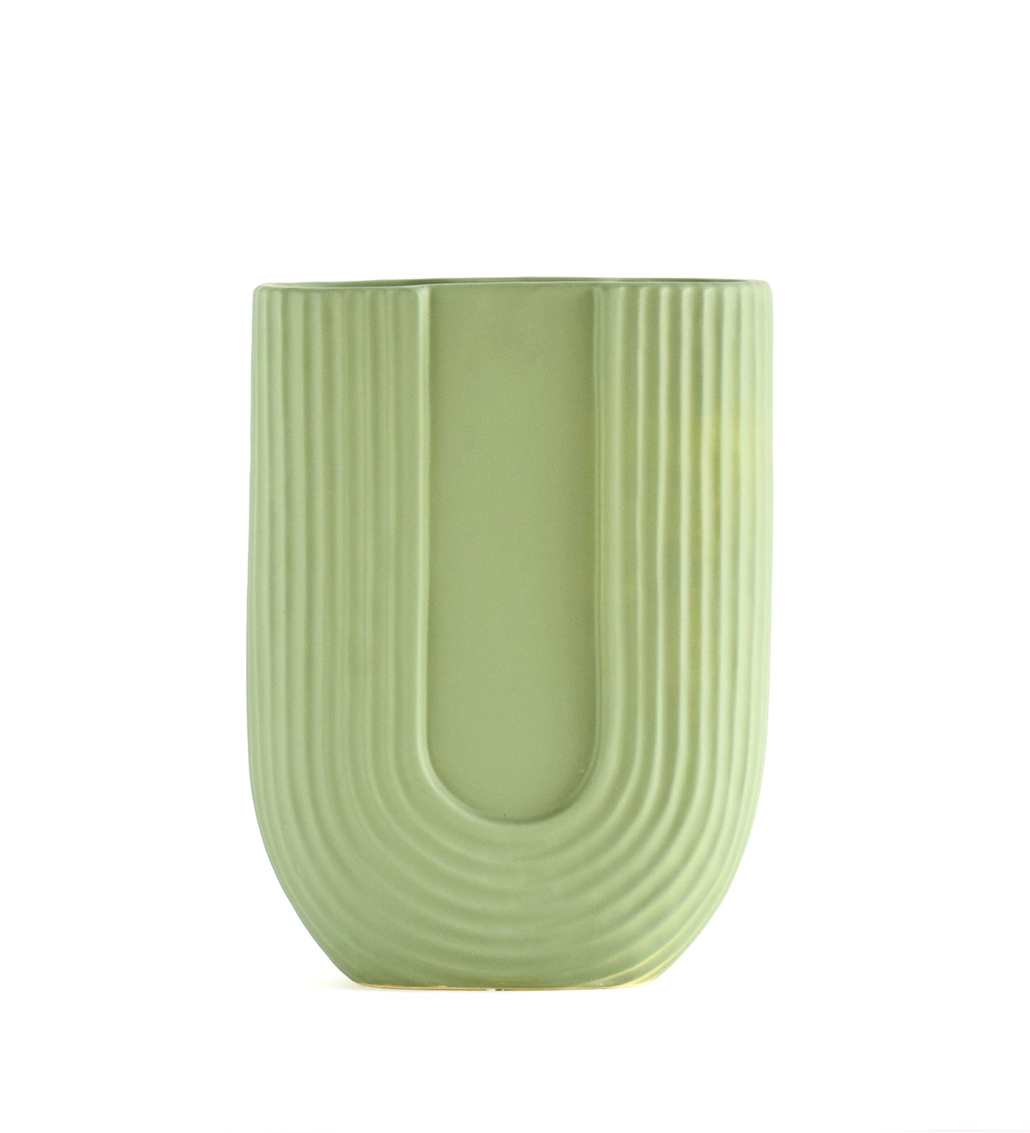 Sage U-shaped Vase