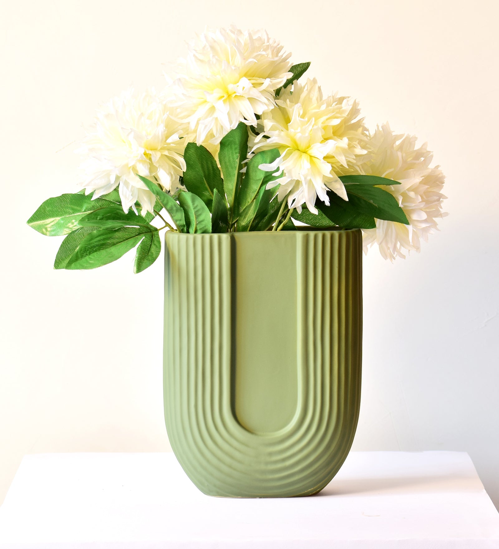 Sage U-shaped Vase