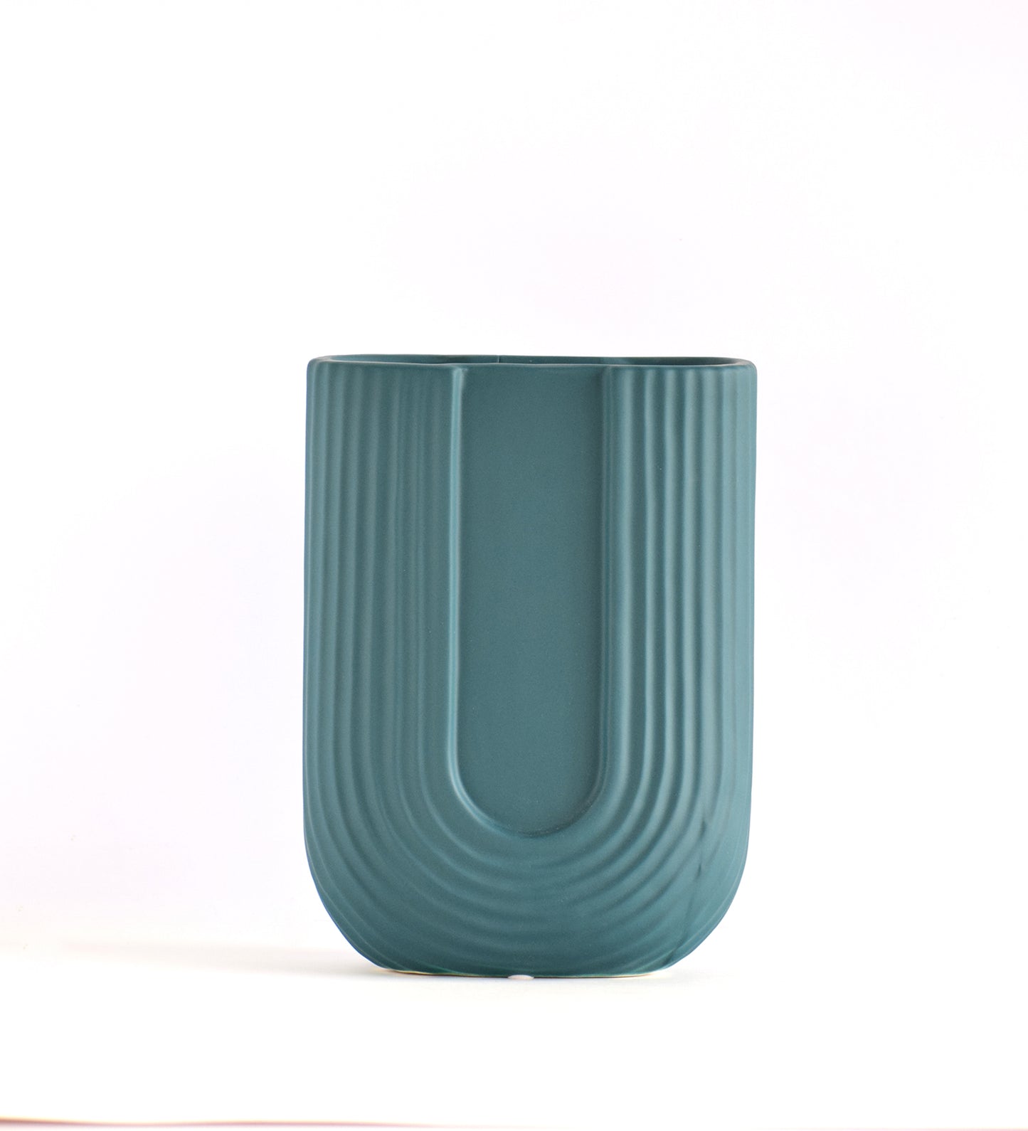 Sage u shaped Vase