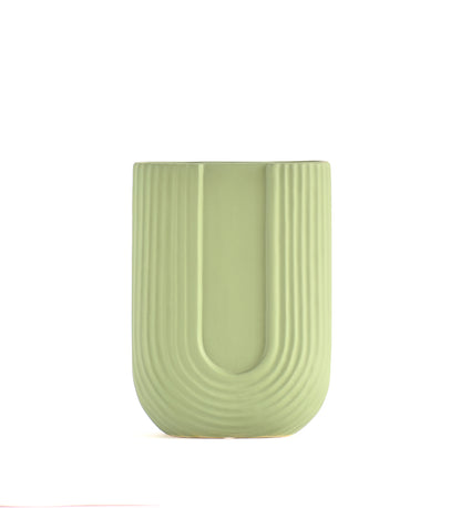 Sage U-shaped Vase