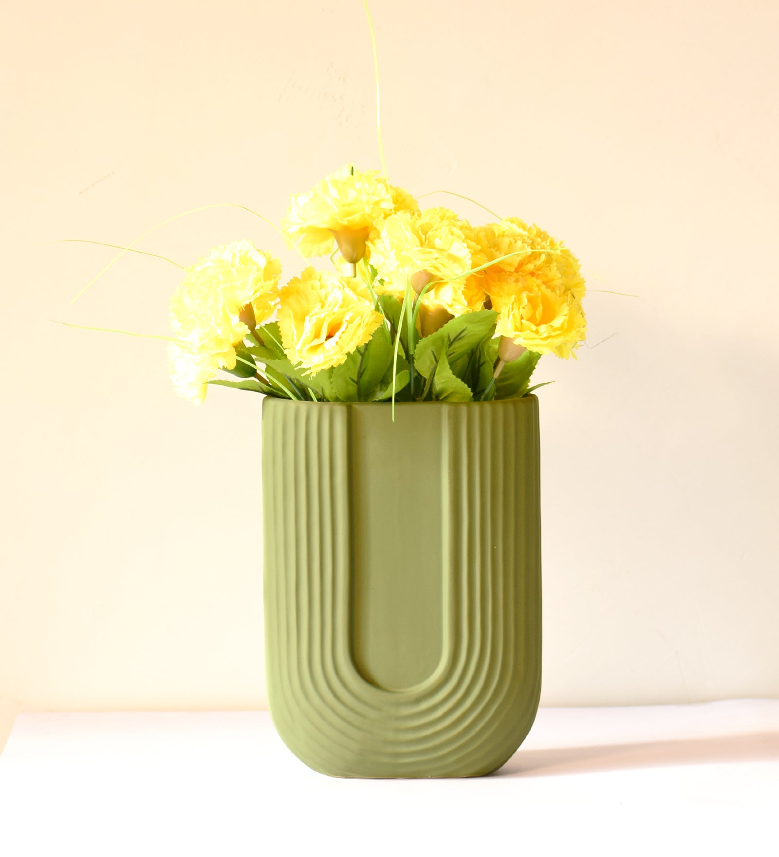 Sage U-shaped Vase